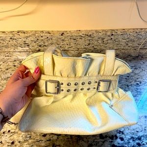 White purse